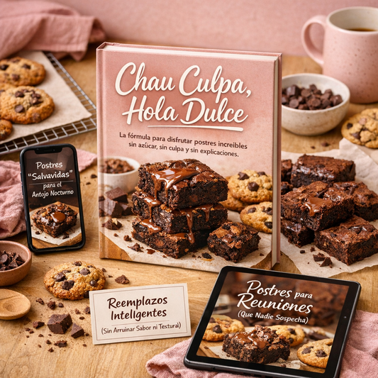 Chau Culpa, Hola Dulce: La fórmula para disfrutar postres increíbles sin azúcar, sin culpa y sin explicaciones